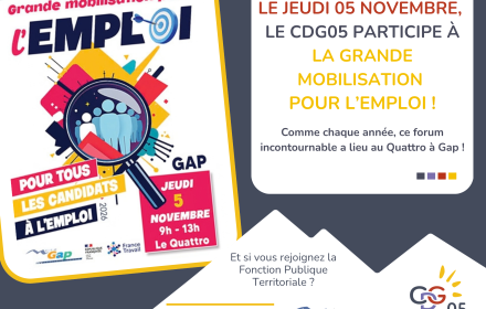 Affiche forum emploi